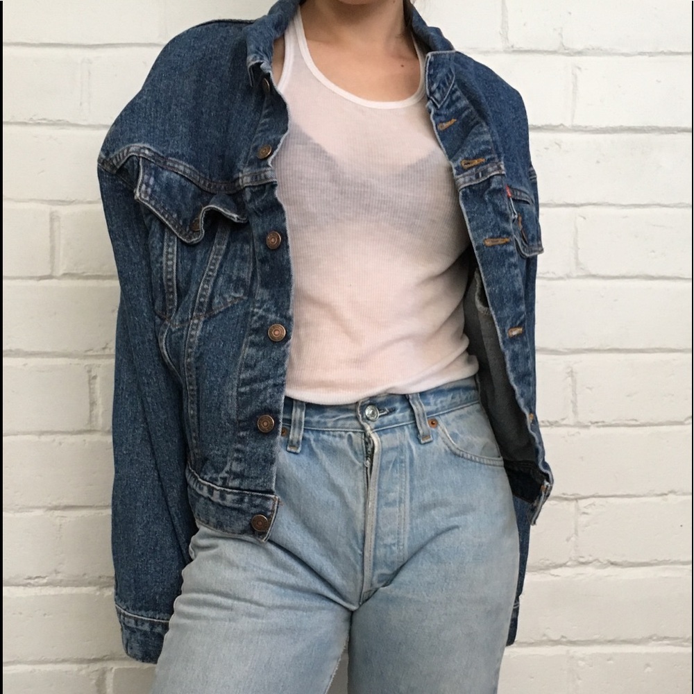 Levi’s Denim ‘71-‘84 Jacket nearly raw denim.